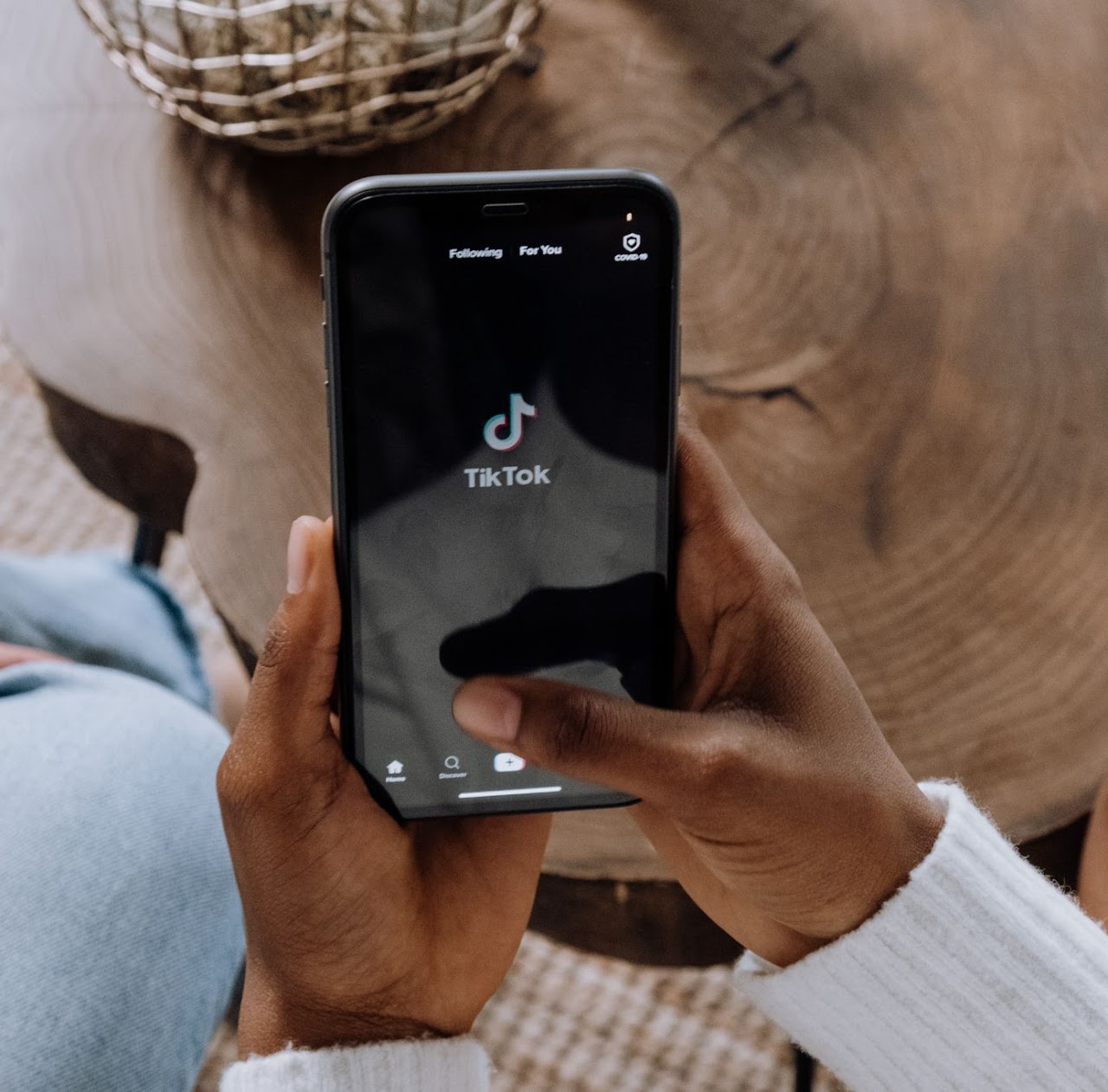 TikTok Screen on phone