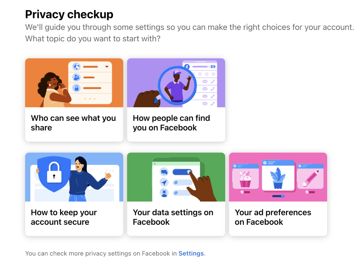 Privacy settings illustration