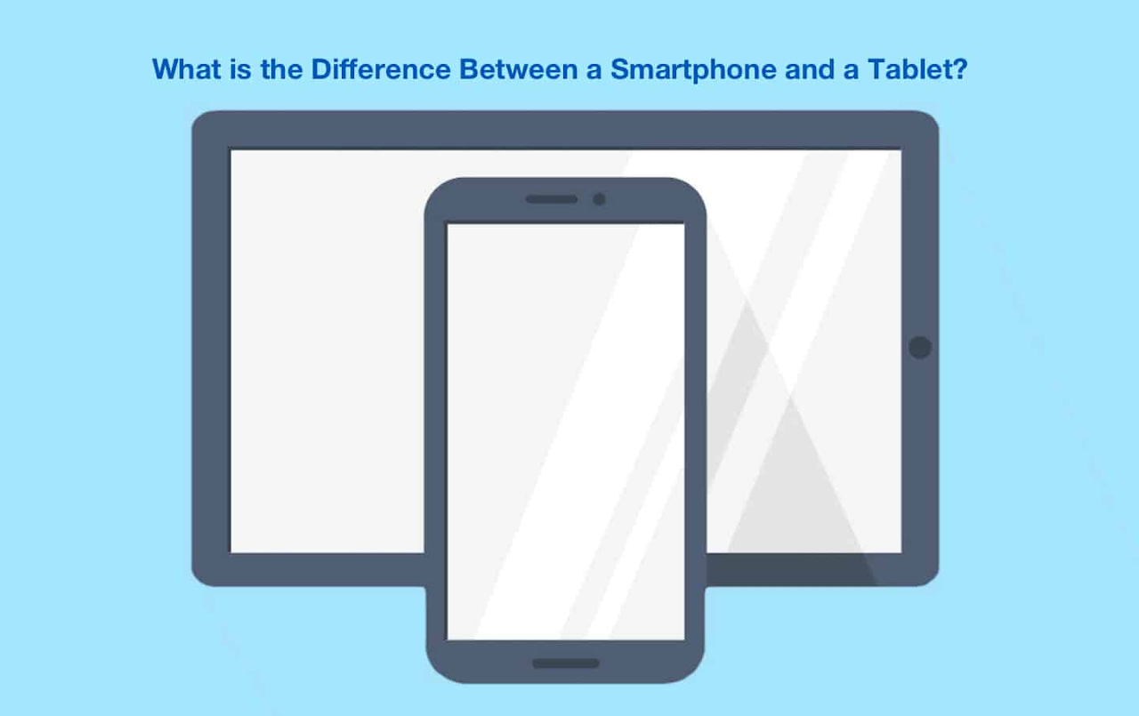 Comparison of tablets and smartphones