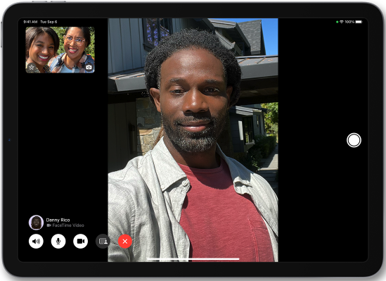 Facetime interface screenshot